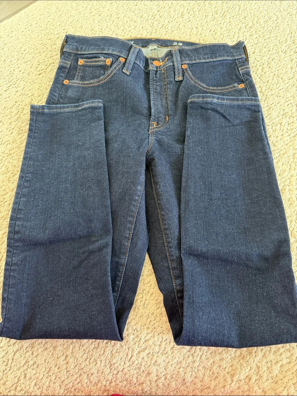 J. Crew Women's Straight-Leg Jeans in Dark Indigo Wash